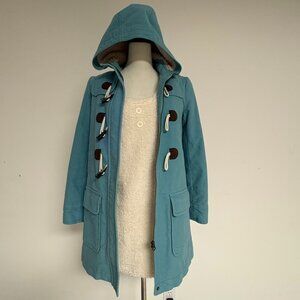 Boden Women's Duffle Coat In Light Blue Size US2